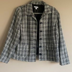 croft and barrow size XL black and white